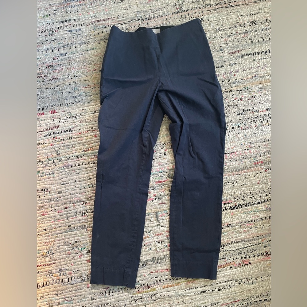 Everlane side zip cotton stretch work pants
